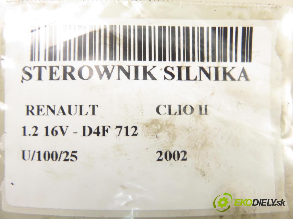 RENAULT CLIO II (BB_, CB_) HB 2002 0,00 1.2 16V - D4F 712 1149,00 Riadiaca jednotka Motor IAW5NR2C2 ; 8200181482 ; 8200232132