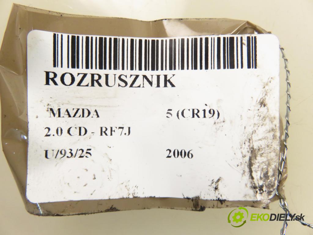 MAZDA 5 (CR19) MINIVAN 2006 105,00 2.0 MZR-CD 143 - RF7J 1998,00 startér M002T88671 (Startér)