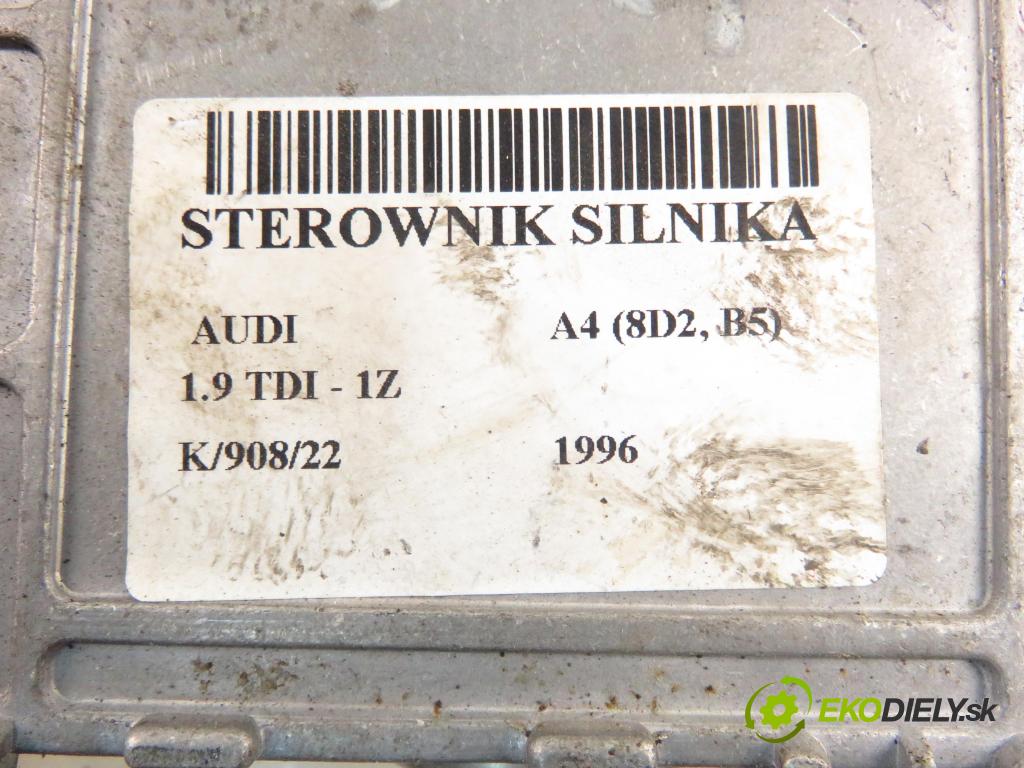 AUDI A4 (8D2, B5) SEDAN 1996 66,00 1.9 TDI - 1Z 1896,00 Riadiaca jednotka Motor 028906021BD ; 0281001438 ; 0281001439