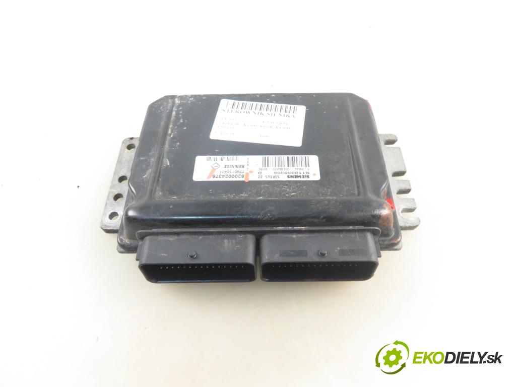 RENAULT KANGOO (KC0/1_) KOMBIVAN 1999 55,00 1.4 8V 75 - E7J 634 1390,00 Riadiaca jednotka Motor 8200024376 ; S110030306D ; 7700110471