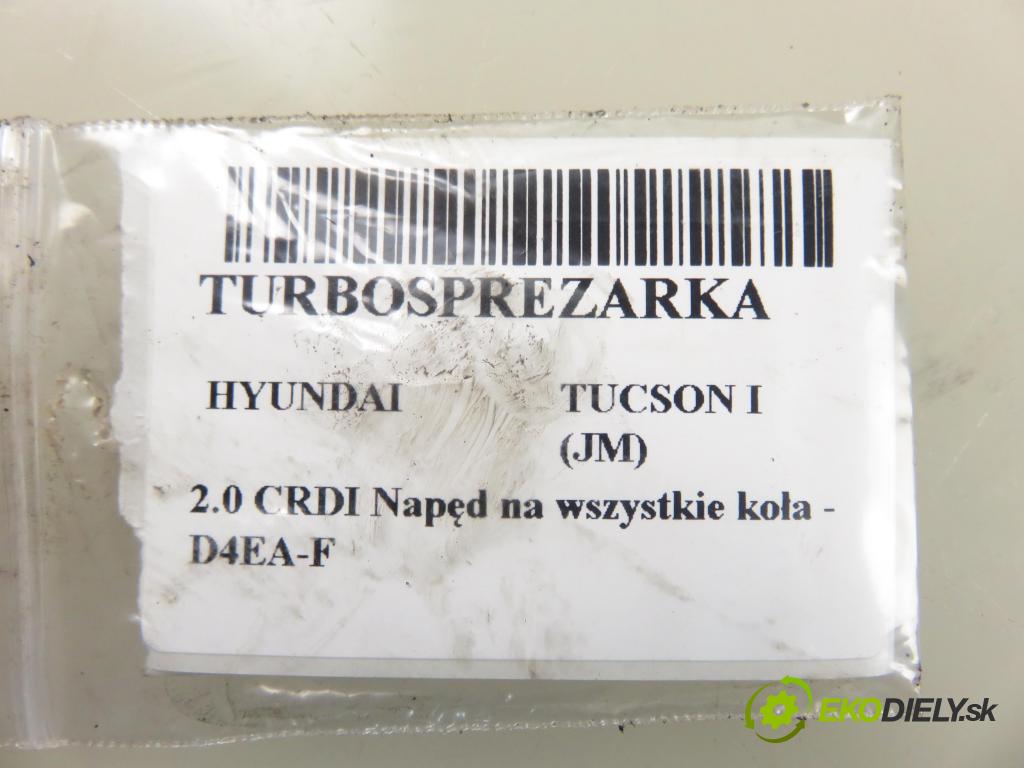 HYUNDAI TUCSON (JM) SUV 2007 103,00 2.0 CRDI Napęd na wszystkie koła - D4EA-F 1991,00 Turbodúchadlo 2823127400 (Turbodúchadlo (kompletné))