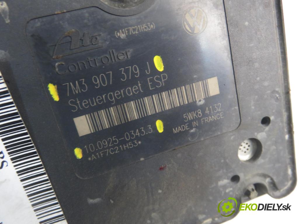 VW SHARAN (7M8, 7M9, 7M6) MINIVAN 2007 103,00 2.0 TDI - BRT 1968,00 Pumpa ABS 7M3907379J ; 10092503433 ; 7M3614111S (Pumpa ABS)
