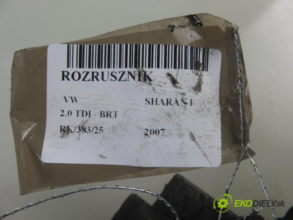 VW SHARAN (7M8, 7M9, 7M6) MINIVAN 2007 103,00 2.0 TDI - BRT 1968,00 Štartér (Štartér)