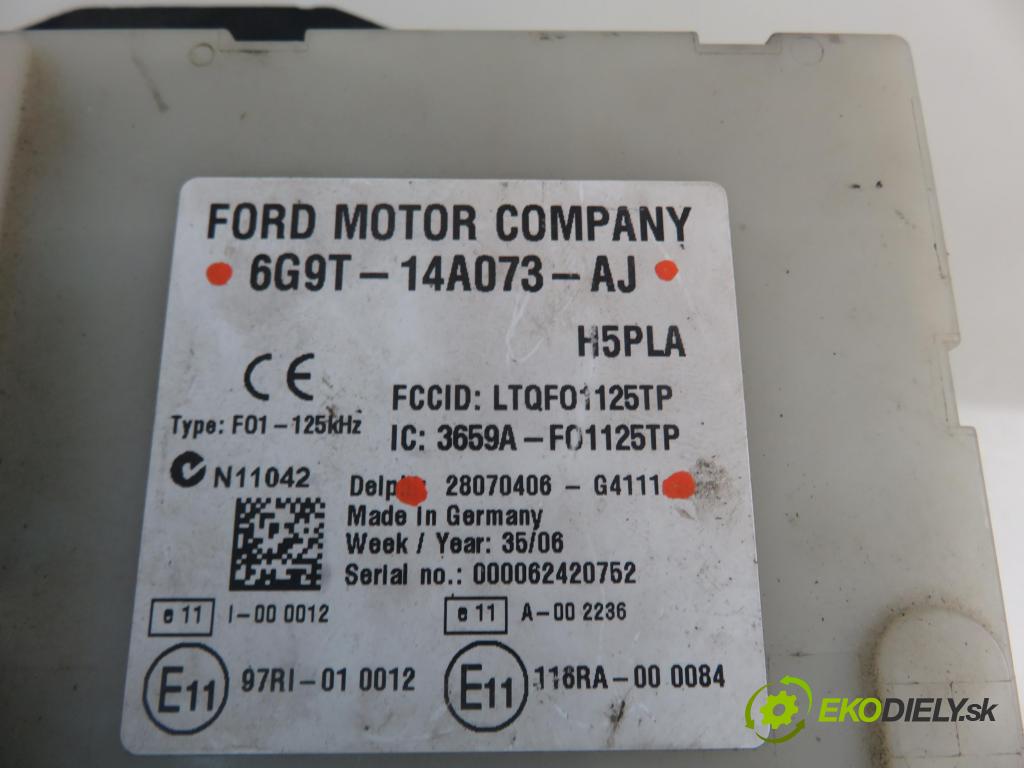 FORD S-MAX (WA6) MINIVAN 2007 92,00 1.8 TDCi 125 - QYWA 1753,00 MODUL BSI 6G9T14A073AJ ; 28070406G4111