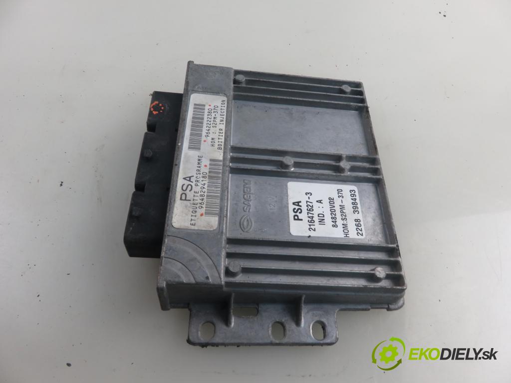 CITROEN C3 I (FC_) HB 2002 54,00 1.4 i - KFV (TU3JP) 1360,00 Riadiaca jednotka Motor 9648294180 ; 9642222380