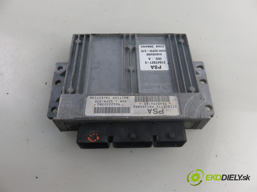 CITROEN C3 I (FC_) HB 2002 54,00 1.4 i - KFV (TU3JP) 1360,00 Riadiaca jednotka Motor 9648294180 ; 9642222380