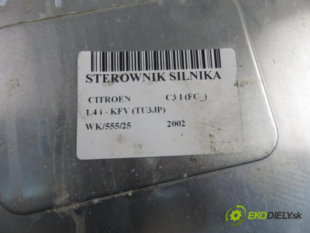 CITROEN C3 I (FC_) HB 2002 54,00 1.4 i - KFV (TU3JP) 1360,00 Riadiaca jednotka Motor 9648294180 ; 9642222380
