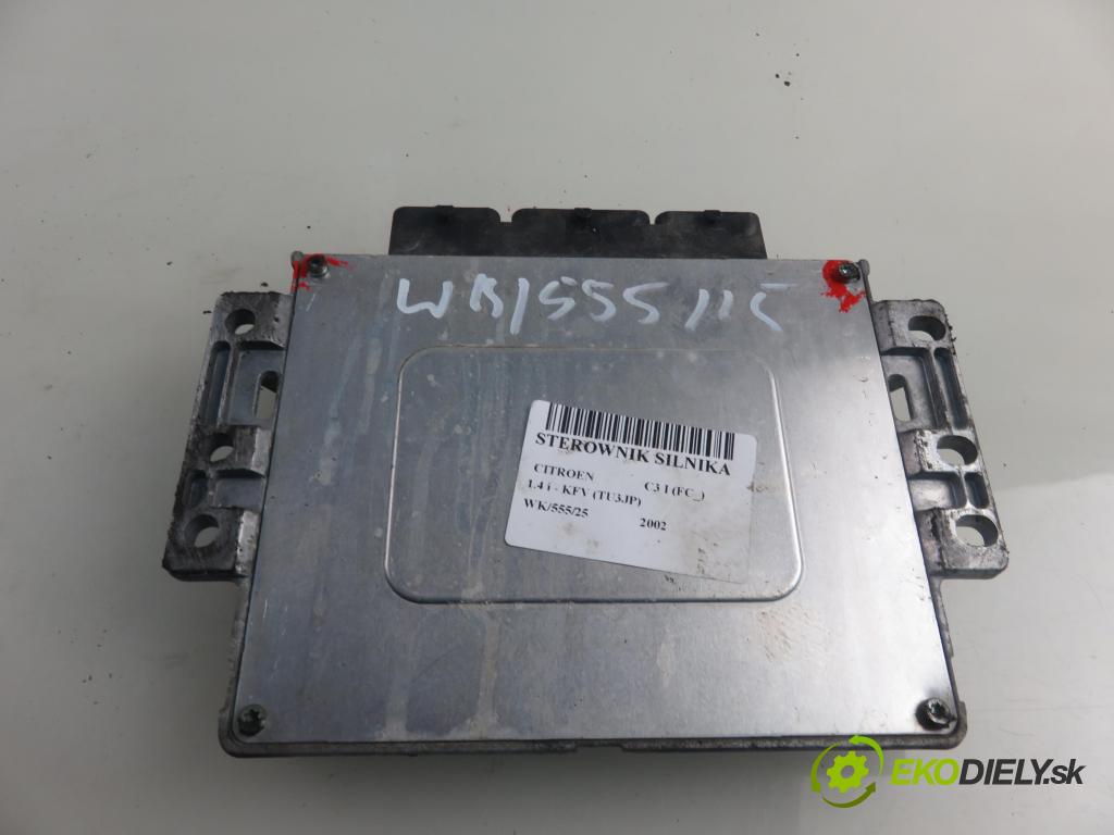 CITROEN C3 I (FC_) HB 2002 54,00 1.4 i - KFV (TU3JP) 1360,00 Riadiaca jednotka Motor 9648294180 ; 9642222380