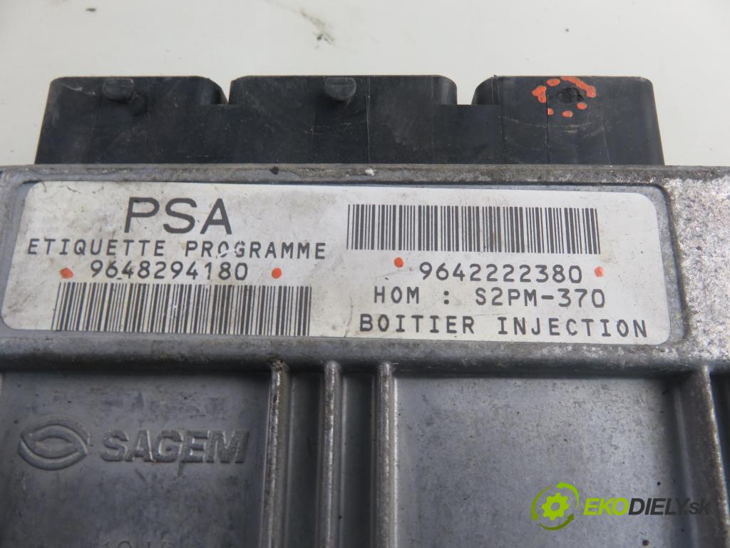 CITROEN C3 I (FC_) HB 2002 54,00 1.4 i - KFV (TU3JP) 1360,00 Riadiaca jednotka Motor 9648294180 ; 9642222380