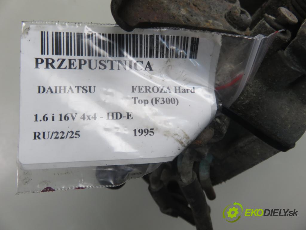 DAIHATSU FEROZA Hard Top (F300) TERENOWY 1995 70,00 1.6 i 16V 4x4 95 - HD-E 1590,00 Škrtiaca klapka 1799500271 (Škrtiaca klapka)