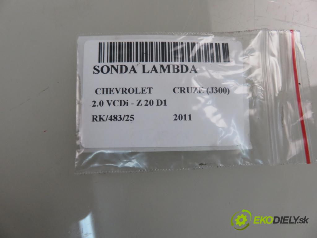 CHEVROLET CRUZE (J300) SEDAN 2011 0,00 2.0 VCDi - Z 20 D1 1998,00 sonda lambda 25182881 (Lambda sonda)