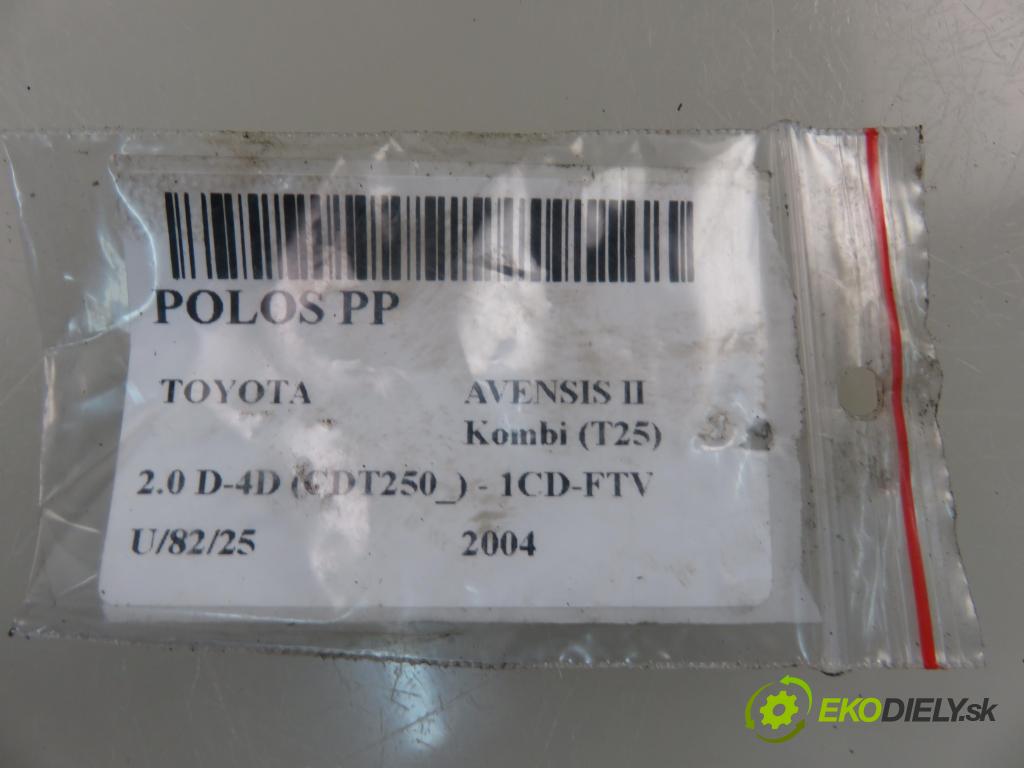 TOYOTA AVENSIS Kombi (_T25_) KOMBI 2004 85,00 2.0 D-4D 116 - 1CD-FTV 1995,00 Poloos PP