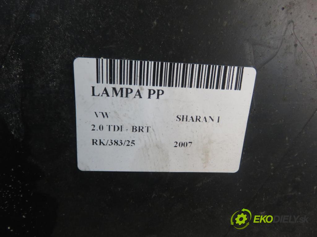 VW SHARAN (7M8, 7M9, 7M6) MINIVAN 2007 103,00 2.0 TDI - BRT 1968,00 světlo PP 7M3941016AD
