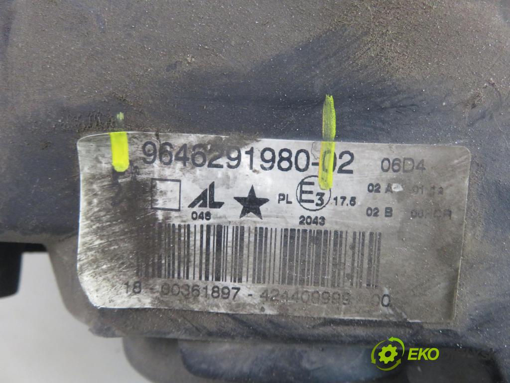 PEUGEOT 307 (3A/C) HB 2002 66,00 2.0 HDi 90 - RHY (DW10TD) 1997,00 světlo PP 9646291980