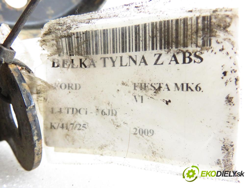 FORD FIESTA VI (CB1,CCN) HB 2009 50,00 1.4 TDCi 68 8V - F6JD 1399,00 výztuha zadní část ABS