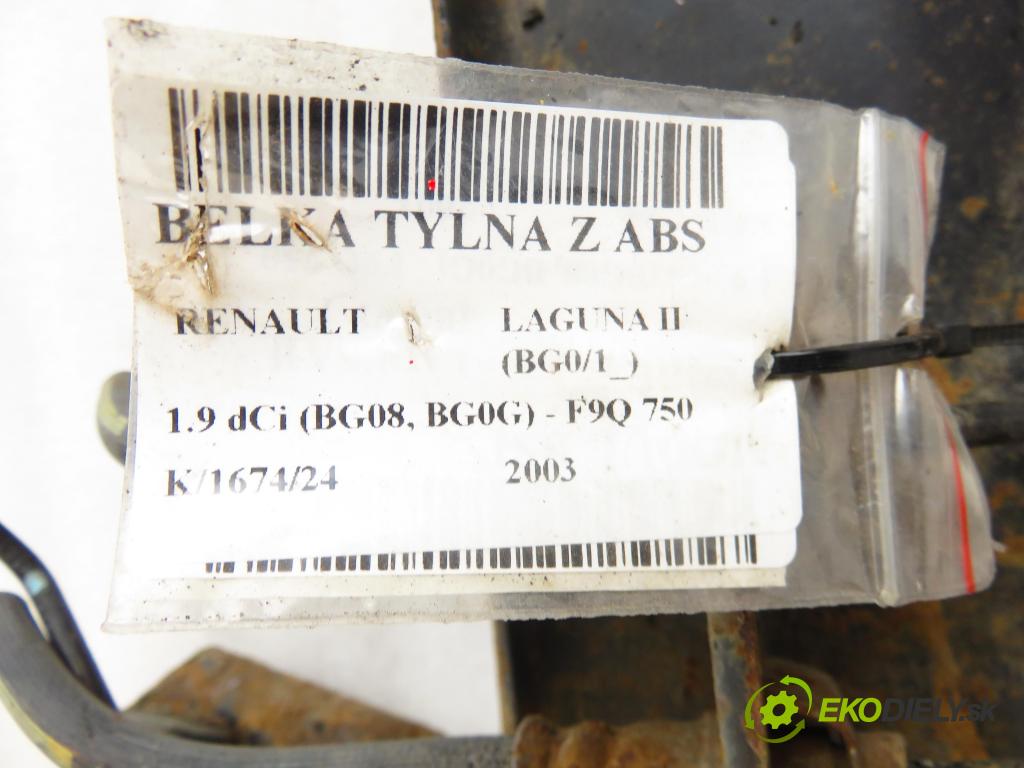RENAULT LAGUNA II (BG0/1_) LIFTBACK 2003 88,00 1.9 dCi 120 - F9Q 750 1870,00 výztuha zadní část ABS