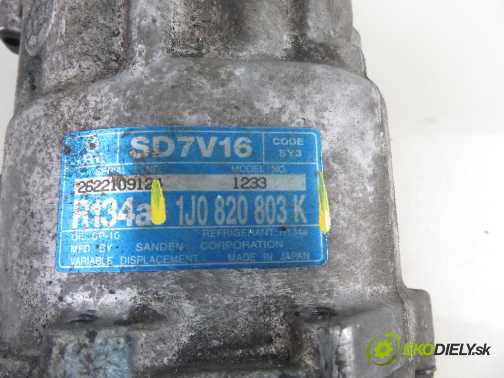 SKODA OCTAVIA I Combi (1U5) KOMBI 2004 81,00 1.9 TDI 110 - ASV 1896,00 KOMPRESOR: klimatizácie 1J0820803K (Kompresor klimatizácie)