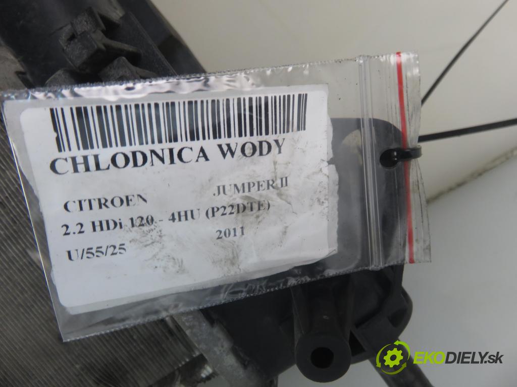 CITROEN JUMPER Skrzynia FURGON 2011 88,00 2.2 HDi 120 - 4HU (P22DTE) 2198,00 chladič vody