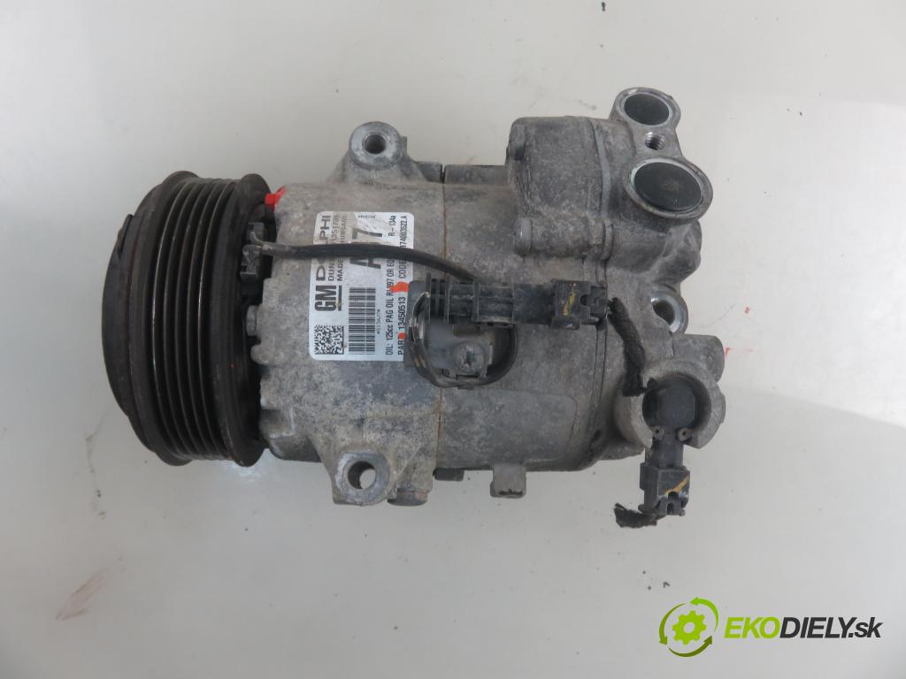 OPEL ASTRA J Sports Tourer (P10) KOMBI 2014 81,00 1.7 CDTI - A 17 DTE 1686,00 KOMPRESOR: klimatizácie 13450513 (Kompresor klimatizácie)