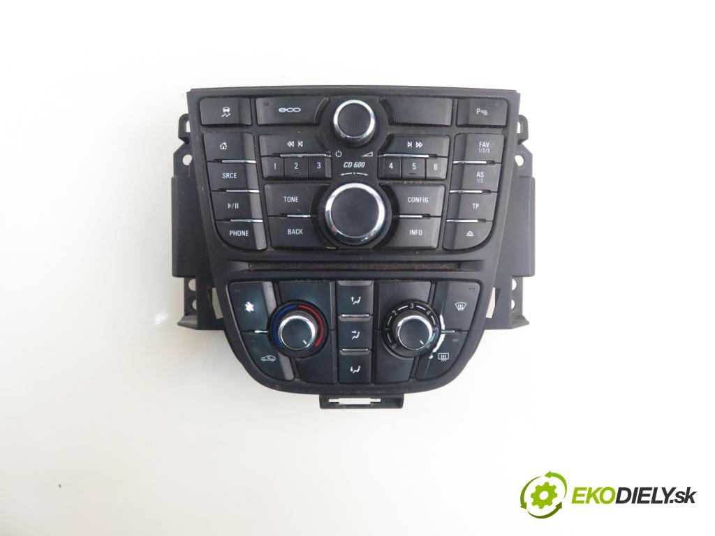 OPEL ASTRA J Sports Tourer (P10) KOMBI 2014 81,00 1.7 CDTI - A 17 DTE 1686,00 Panel kúrenia KLIMATRONIK 13435154 ; 13397126