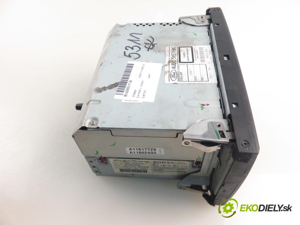 FORD FOCUS II (DA_, HCP) HB 2005 100,00 2.0 TDCi - G6DA 1997,00 RADIO CD 4M5T18C815BJ