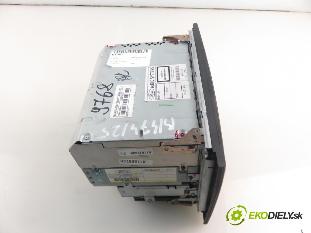 FORD MONDEO III (B5Y) LIFTBACK 2006 96,00 2.0 TDCi - FMBA 1998,00 RADIO 5S7T18B988AF ; 5S7T10E889AA