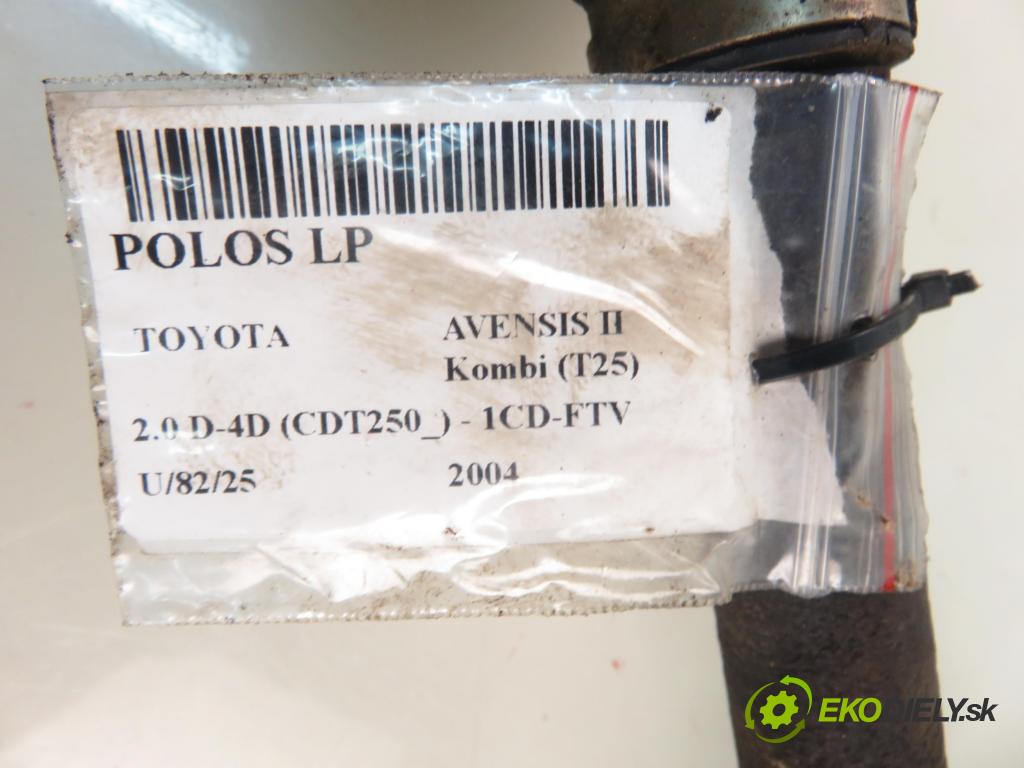 TOYOTA AVENSIS Kombi (_T25_) KOMBI 2004 85,00 2.0 D-4D 116 - 1CD-FTV 1995,00 Poloos LP