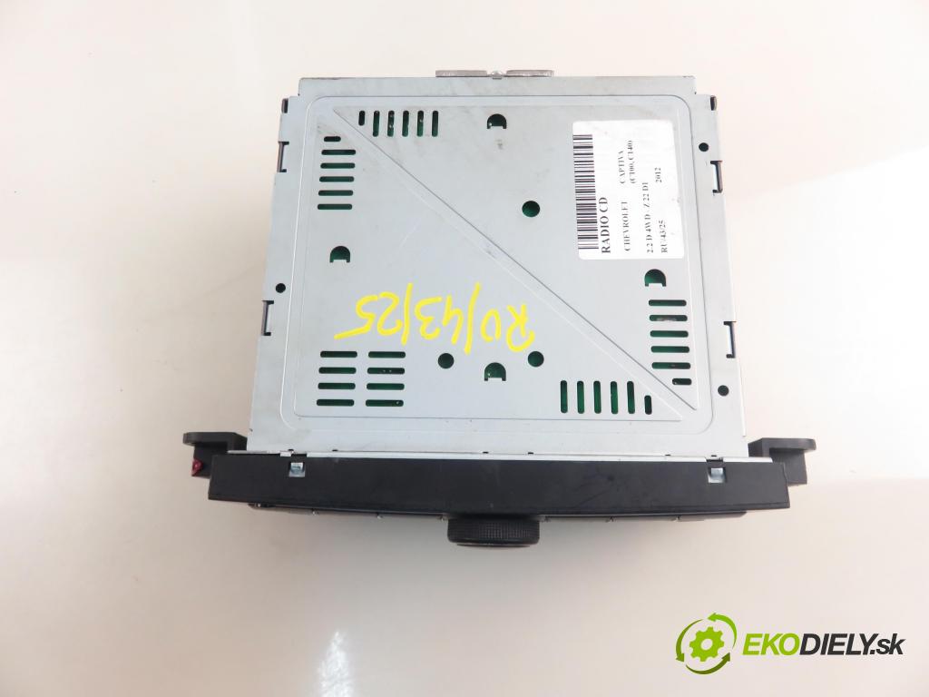 CHEVROLET CAPTIVA (C100, C140) SUV 2012 135,00 2.2 D 4WD 184 - Z 22 D1 2231,00 RADIO CD 95088244