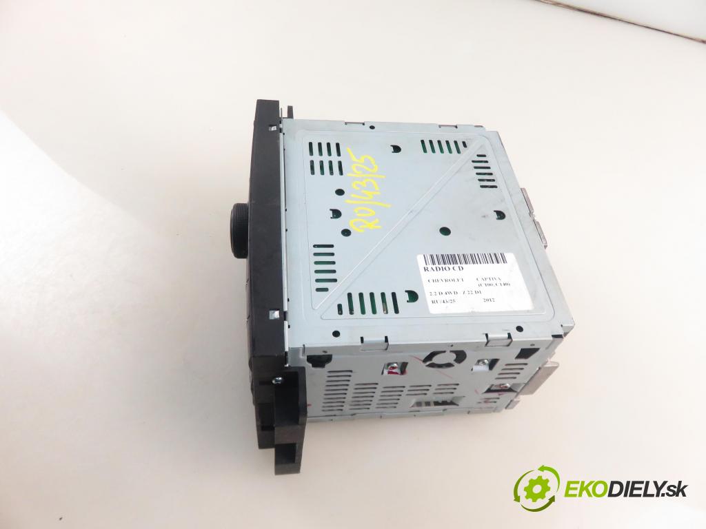 CHEVROLET CAPTIVA (C100, C140) SUV 2012 135,00 2.2 D 4WD 184 - Z 22 D1 2231,00 RADIO CD 95088244