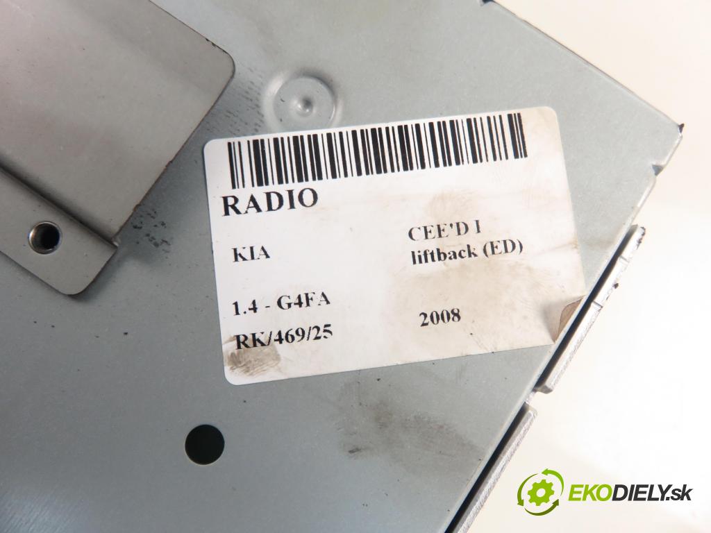 KIA CEE'D liftback (ED) HB 2008 77,00 1.4 1396,00 RADIO CD X961401H500 ; 961401H500