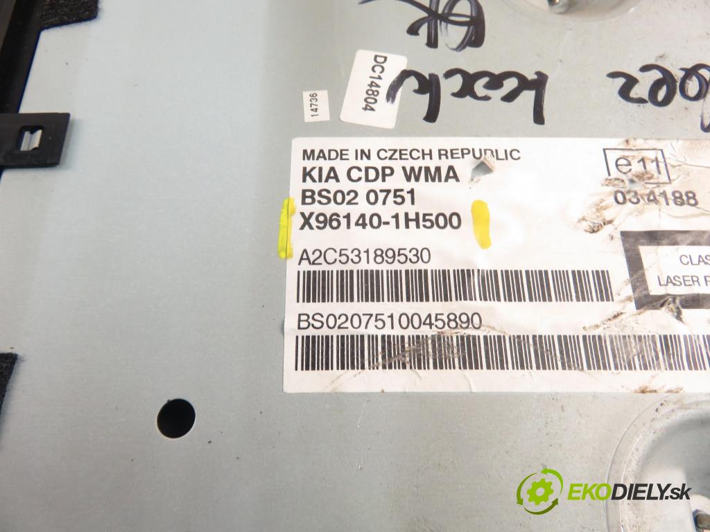 KIA CEE'D liftback (ED) HB 2008 77,00 1.4 1396,00 RADIO CD X961401H500 ; 961401H500