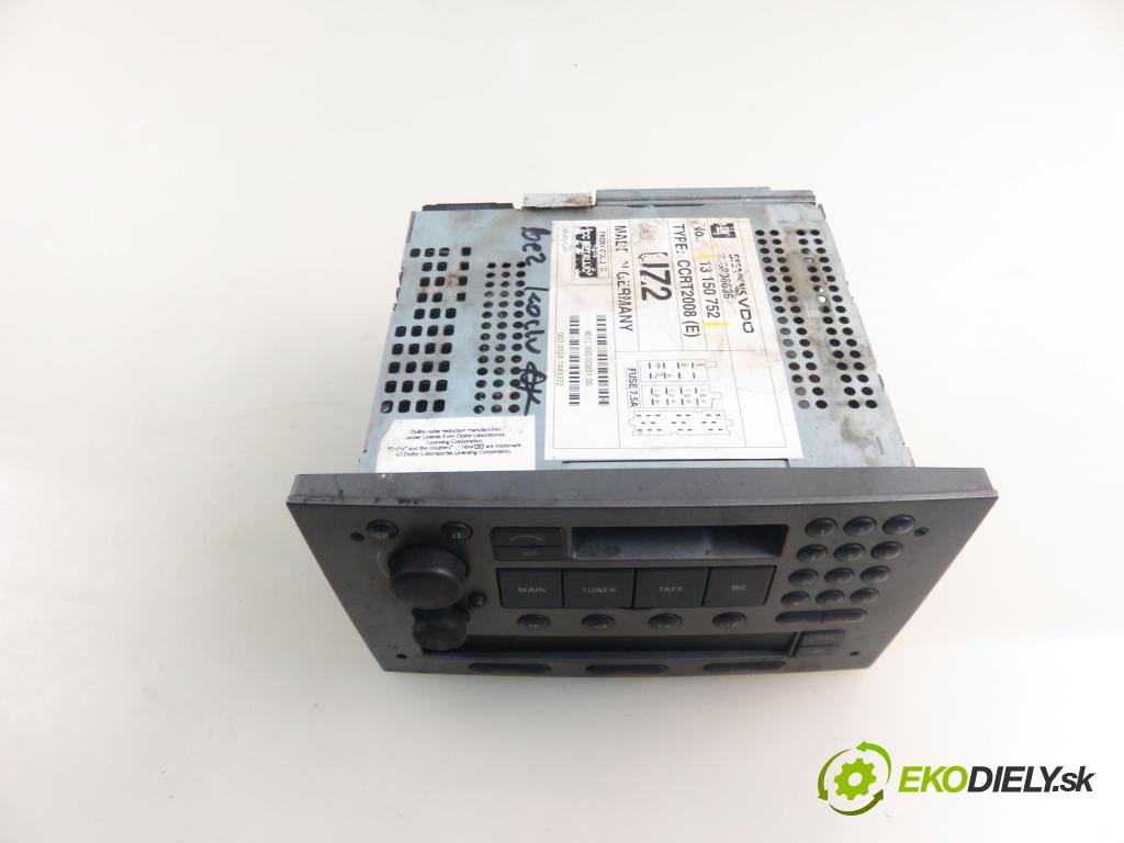 OPEL VECTRA C GTS (Z02) LIFTBACK 2003 90,00 1.8 16V 122 - Z 18 XE 1796,00 RADIO 13150752