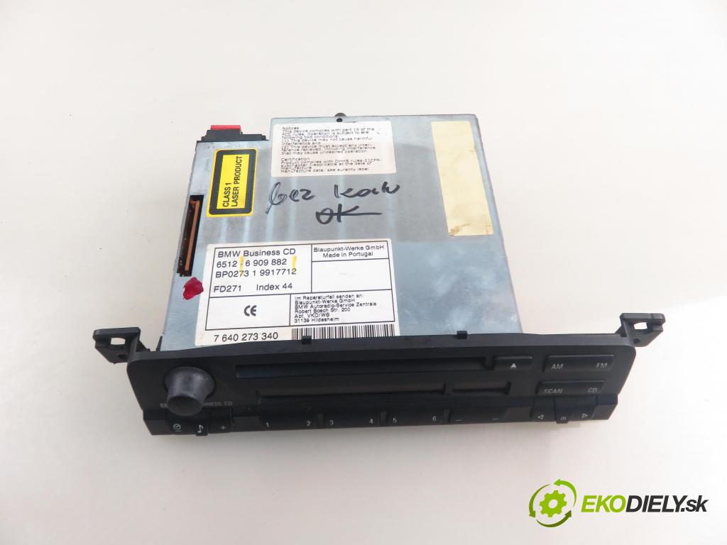 BMW 3 (E46) SEDAN 2001 100,00 320 d 136 - M47 D20 (204D1) 1951,00 RADIO 6909882