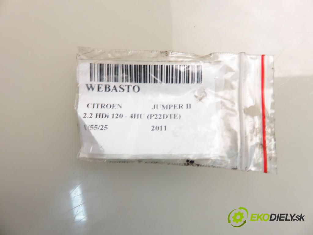 CITROEN JUMPER Skrzynia FURGON 2011 88,00 2.2 HDi 120 - 4HU (P22DTE) 2198,00 Webasto 000002031232 (Webasto (nezávislé kúrenie))