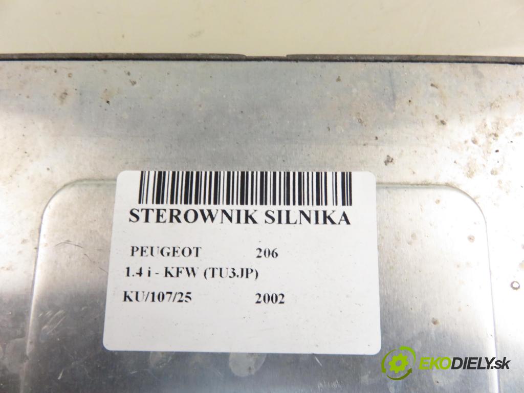 PEUGEOT 206 liftback (2A/C) HB 2002 55,00 1.4 75 - KFW 1360,00 Riadiaca jednotka Motor 9655004480 ; 9644625680
