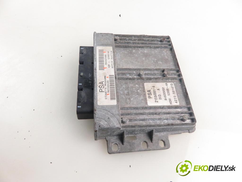 PEUGEOT 206 liftback (2A/C) HB 2002 55,00 1.4 75 - KFW 1360,00 Riadiaca jednotka Motor 9655004480 ; 9644625680