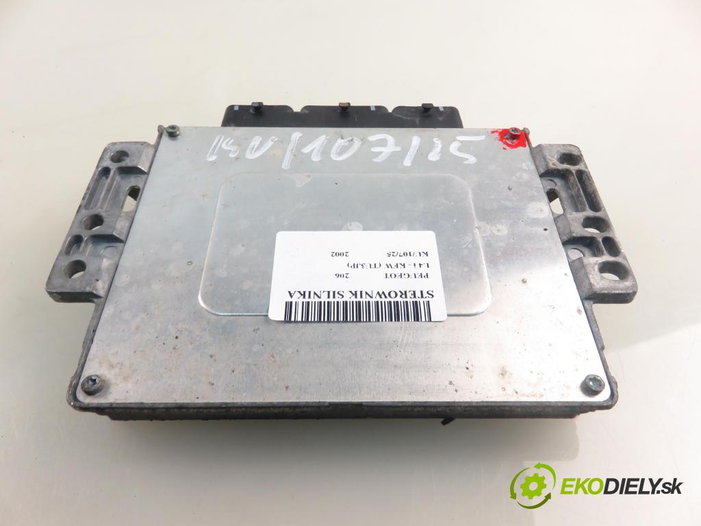 PEUGEOT 206 liftback (2A/C) HB 2002 55,00 1.4 75 - KFW 1360,00 Riadiaca jednotka Motor 9655004480 ; 9644625680