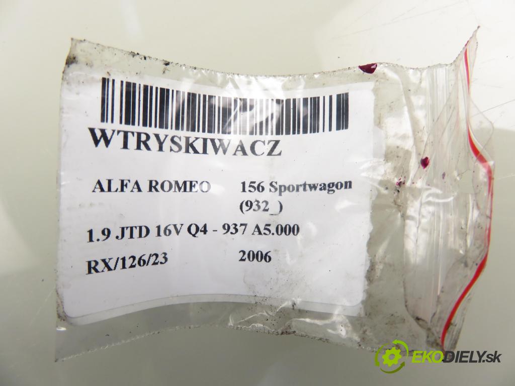 ALFA ROMEO 156 Sportwagon (932_) KOMBI 2006 110,00 1.9 JTD 16V Q4 - 937 A5.000 1910,00 vstrekovač 0445110243 (Vstrekovač paliva)