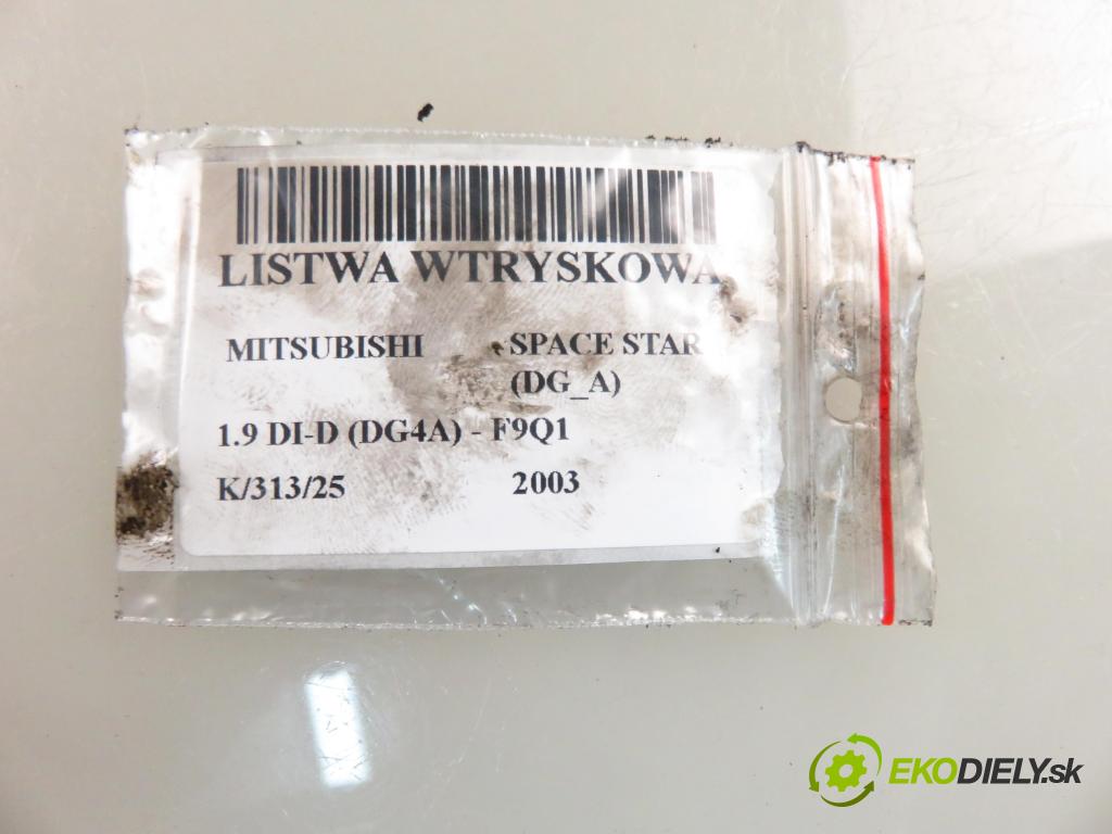 MITSUBISHI SPACE STAR nadwozie wielkoprzestrzenne (MPV) (DG_A) MINIVAN 2003 75,00 1.9 DI-D 102 - F9Q1 1870,00 Lišta vstrekovacia 0445214024 ; 7700114017 ; 0281002522 (Vstrekovacia lišta)