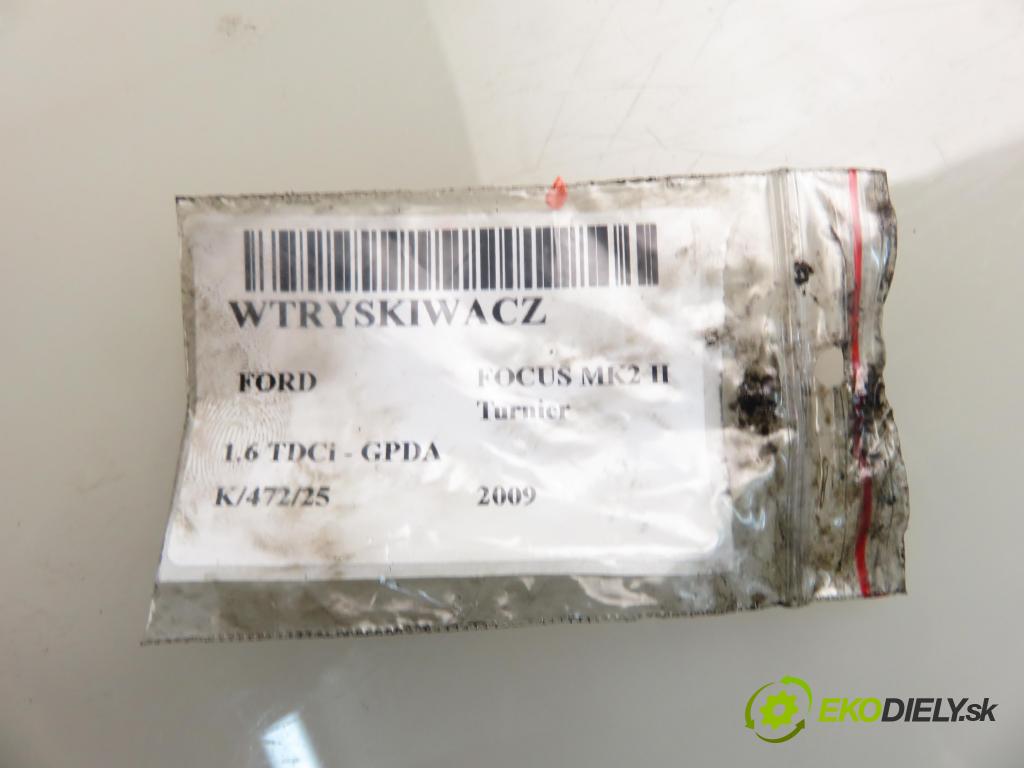 FORD FOCUS II Turnier (DA_, FFS, DS) KOMBI 2009 66,00 1.6 TDCi - GPDA 1560,00 vstrekovač 0445110239 (Vstrekovač paliva)