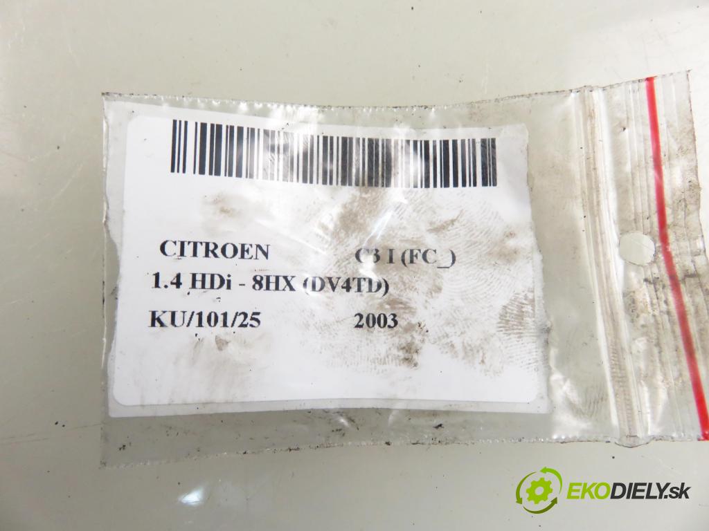 CITROEN C3 I (FC_) HB 2003 50,00 1.4 HDi 8V - 8HX 1398,00 vstrekovač 9654551080 (Vstrekovač paliva)