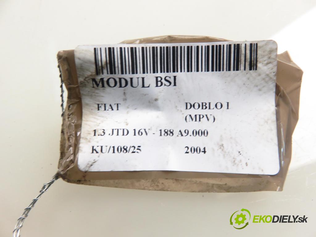 FIAT DOBLO nadwozie wielkoprzestrzenne (MPV) (119_, 223_) KOMBIVAN 2004 51,00 1.3 JTD 16V - 188 A9.000 1248,00 MODUL BSI 51744895