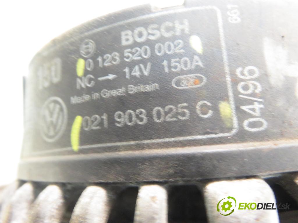 VW SHARAN (7M8, 7M9, 7M6) VAN 1996 1280,00 2.8 VR6 174 - AAA 2792,00 Alternátor 021903025C ; 0123520002 (Alternátor)