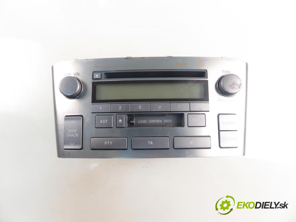 TOYOTA AVENSIS Kombi (_T25_) KOMBI 2004 85,00 2.0 D-4D 116 - 1CD-FTV 1995,00 RADIO 8612005080