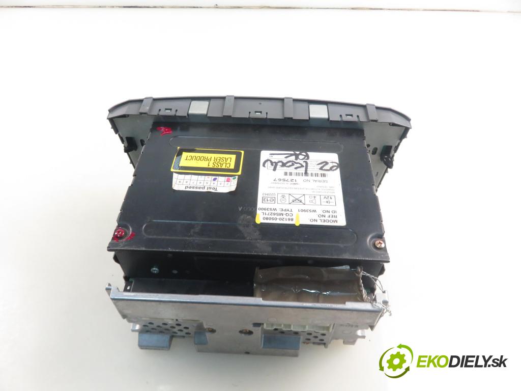 TOYOTA AVENSIS Kombi (_T25_) KOMBI 2004 85,00 2.0 D-4D 116 - 1CD-FTV 1995,00 RADIO 8612005080