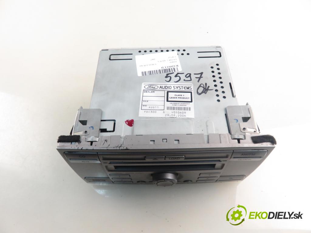FORD S-MAX (WA6) MINIVAN 2007 92,00 1.8 TDCi 125 - QYWA 1753,00 RADIO CD 6M2T18C815BF
