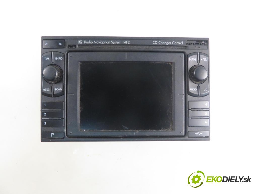 VW SHARAN (7M8, 7M9, 7M6) MINIVAN 2007 103,00 2.0 TDI - BRT 1968,00 RADIO CD 7M3035191D