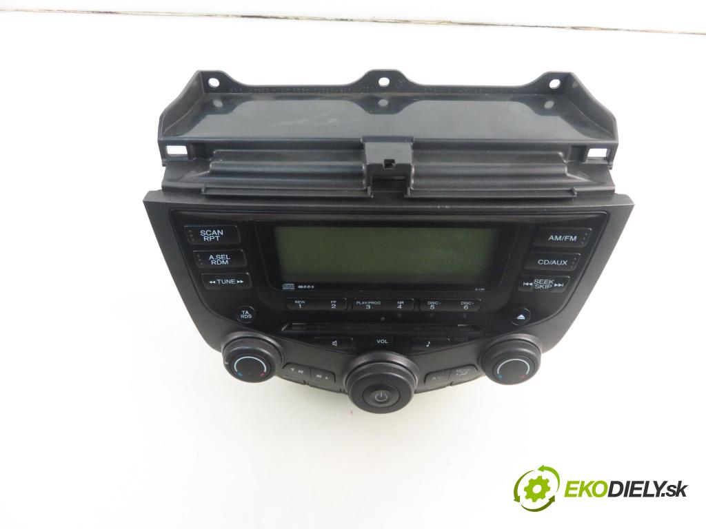 HONDA ACCORD VII (CL, CN) SEDAN 2003 114,00 2.0 (CL7) - K20A6 1998,00 RADIO CD 39050SEAG110M1