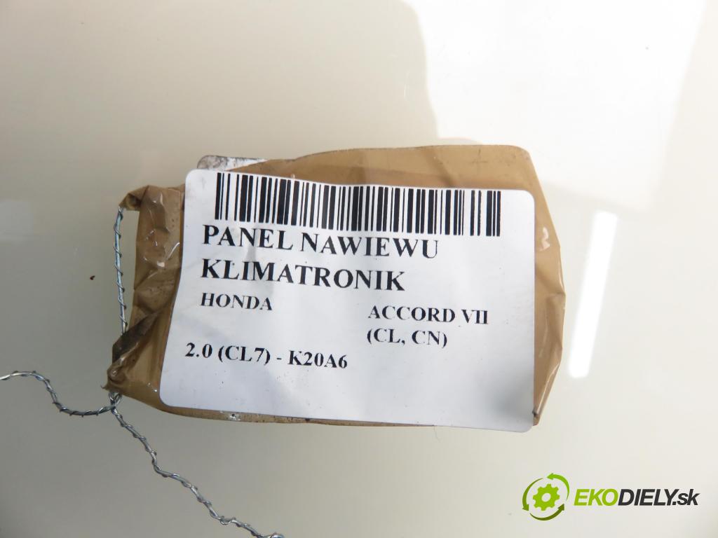 HONDA ACCORD VII (CL, CN) SEDAN 2003 114,00 2.0 (CL7) - K20A6 1998,00 RADIO CD 39050SEAG110M1