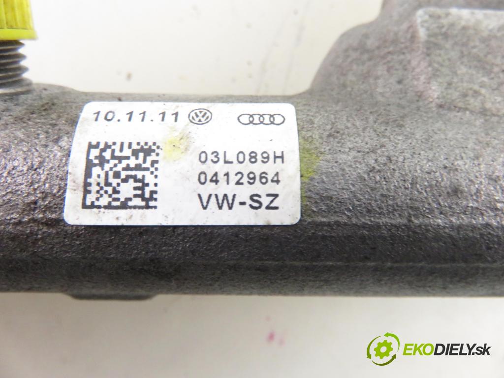 VW GOLF VI (5K1) HB 2012 77,00 1.6 TDI - CAYC 1598,00 Lišta vstrekovacia 03L089H ; 03L906054A (Vstrekovacia lišta)